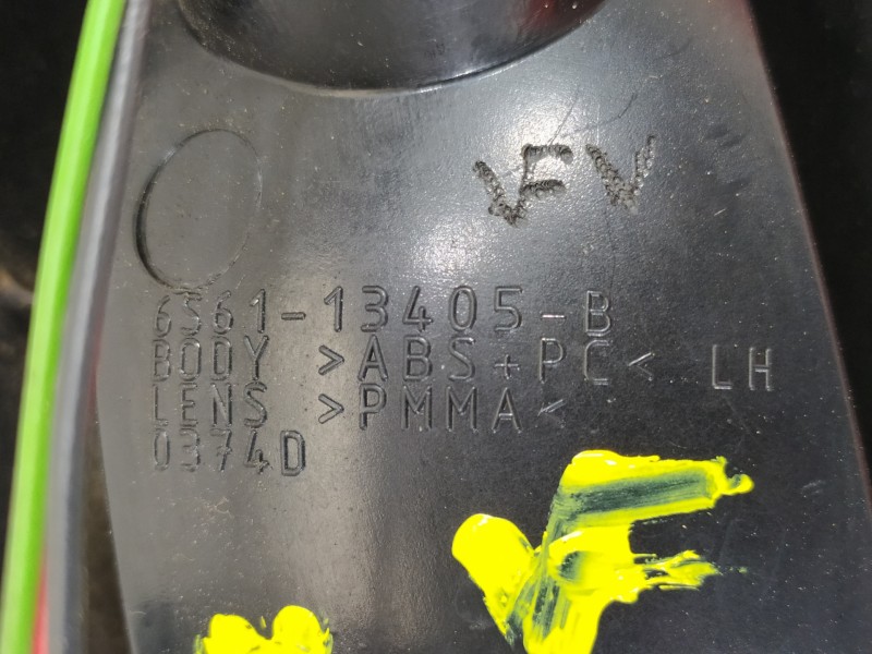 Recambio de piloto trasero izquierdo para ford fiesta (cbk) ambiente referencia OEM IAM 6S6113405B  