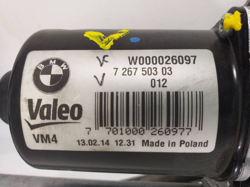 Recambio de motor limpia delantero para bmw serie 3 lim. (f30) 335i xdrive referencia OEM IAM 726750303 W000026097 