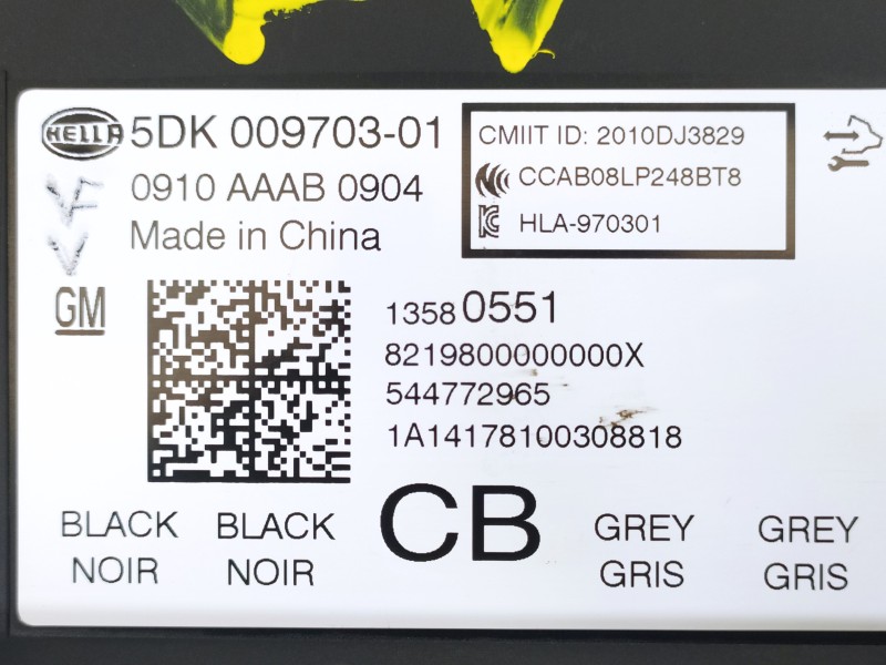 Recambio de modulo electronico para opel insignia berlina excellence referencia OEM IAM 13580551 5DK009703 