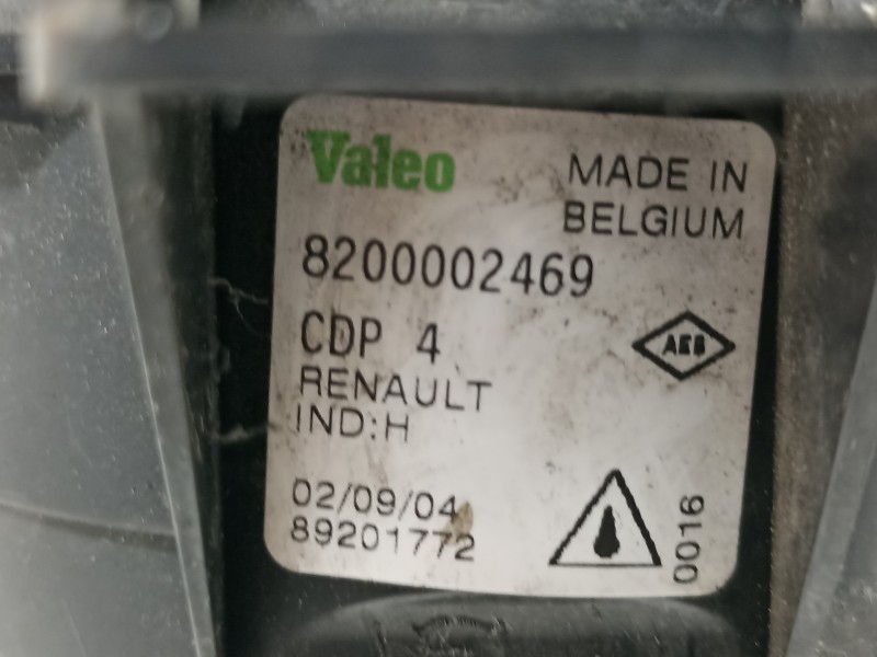 Recambio de faro antiniebla izquierdo para renault modus confort dynamique referencia OEM IAM 8200002469 89201772 