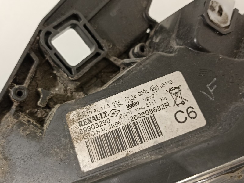 Recambio de faro izquierdo para renault scenic iii authentique referencia OEM IAM 89903290  