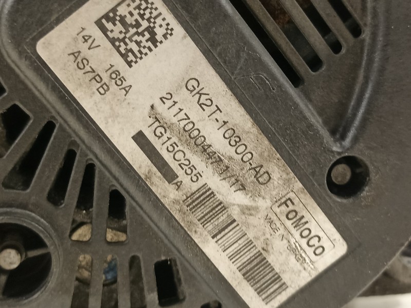 Recambio de alternador para ford transit custom kasten 270 l1 ambiente referencia OEM IAM GK2T10300AD  