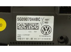 Recambio de mando climatizador para volkswagen golf vii lim. (5g1) 1.6 16v tdi dpf referencia OEM IAM 5G0907044BC 5HB011181  2