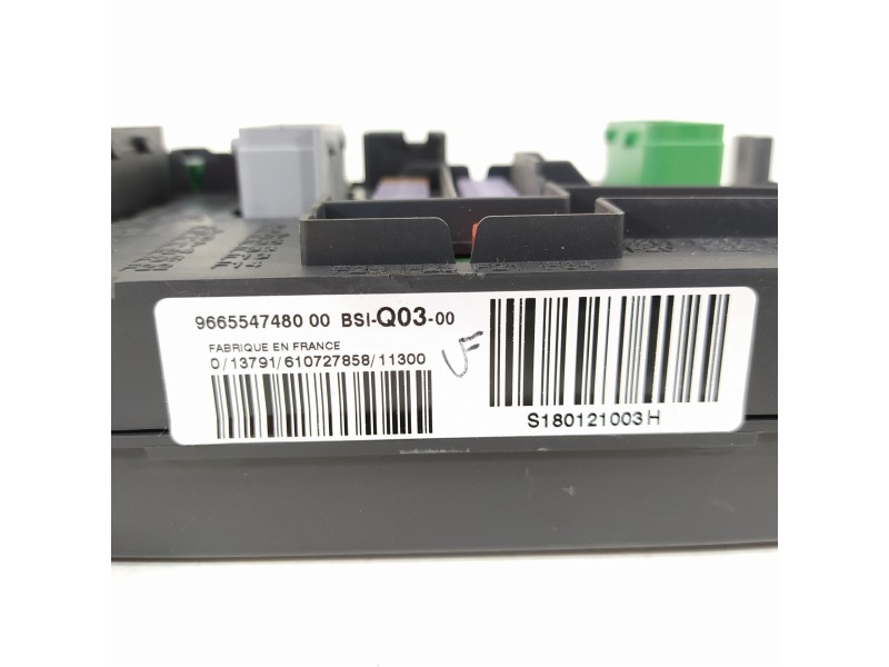 Recambio de caja reles / fusibles para citroën c4 lim. collection referencia OEM IAM 9665547480 BSIQ03 S180121003H