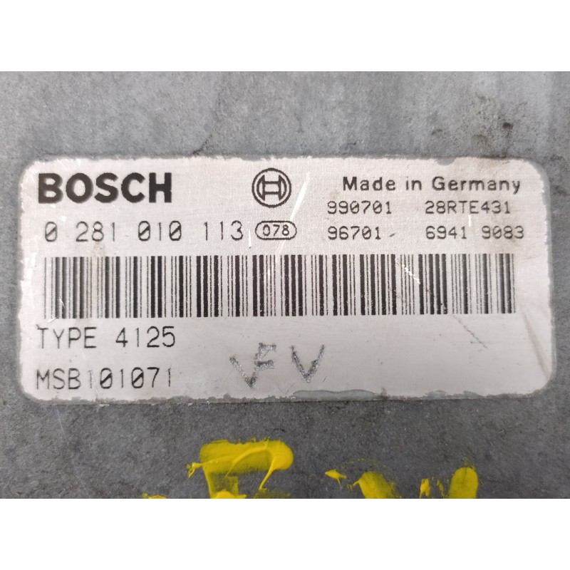 Recambio de centralita motor uce para land rover freelander (ln) 2.0 di familiar (72kw) referencia OEM IAM MSB101071 0281010113 