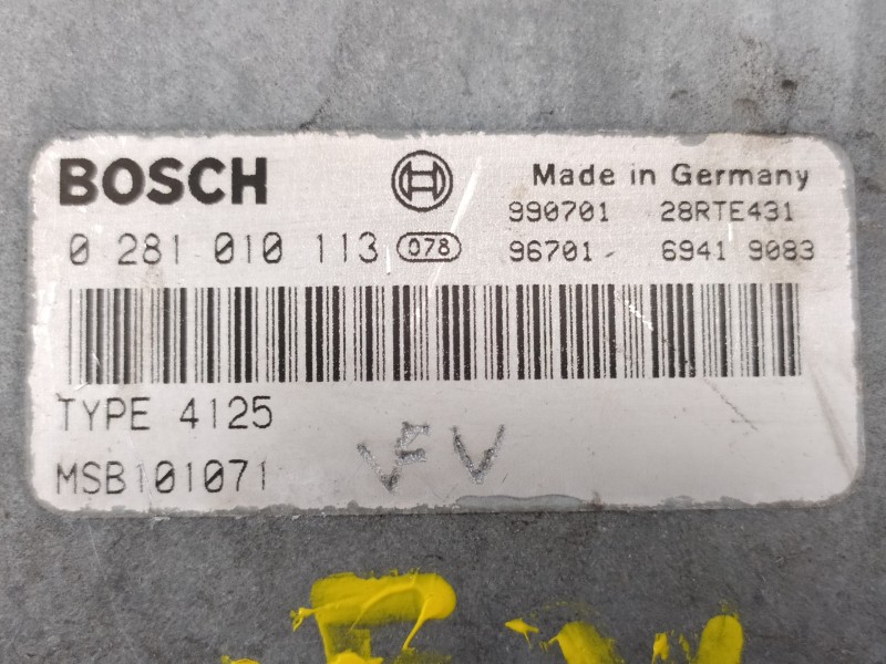 Recambio de centralita motor uce para land rover freelander (ln) 2.0 di familiar (72kw) referencia OEM IAM MSB101071 0281010113 