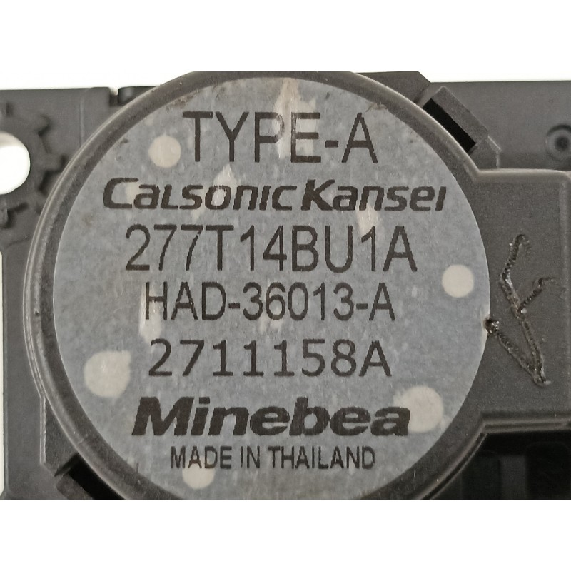 Recambio de motor apertura trampillas climatizador para nissan qashqai (j11) 360 referencia OEM IAM 277T14BU1A 2711158A 