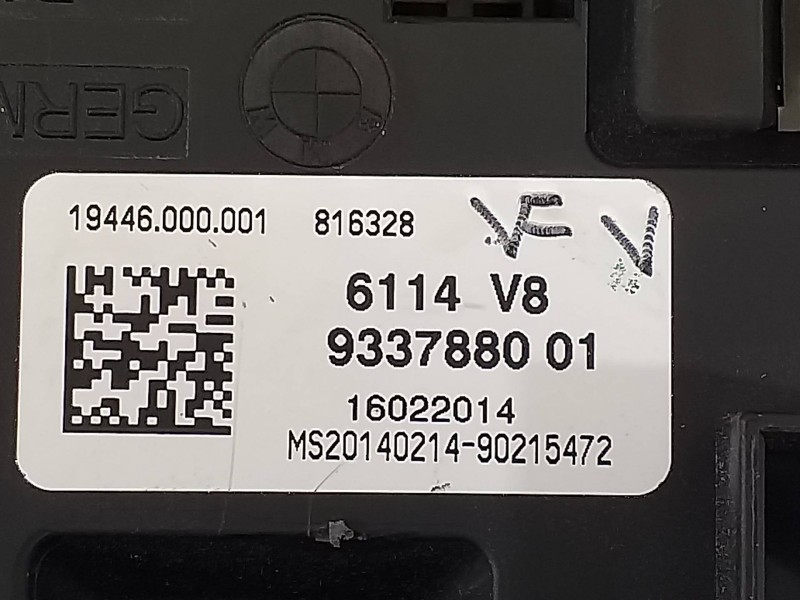 Recambio de caja reles / fusibles para bmw serie 3 lim. (f30) 335i xdrive referencia OEM IAM 61149337880 16022014 