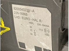 Recambio de faro derecho para renault modus confort dynamique referencia OEM IAM 8200540239   2