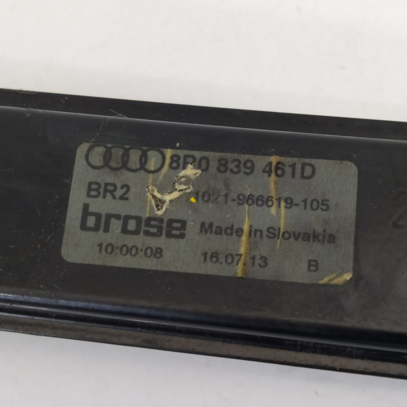 Recambio de elevalunas trasero izquierdo para audi q5 (8r) 2.0 tdi advance quattro (130kw) referencia OEM IAM 8R0839461D  