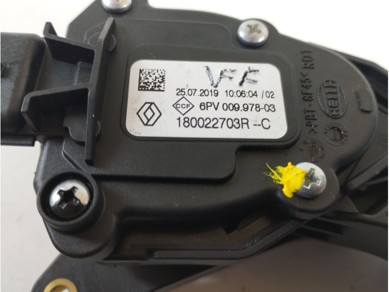 Recambio de potenciometro pedal para dacia sandero stepway comfort referencia OEM IAM 180022703R 6PV00997803 