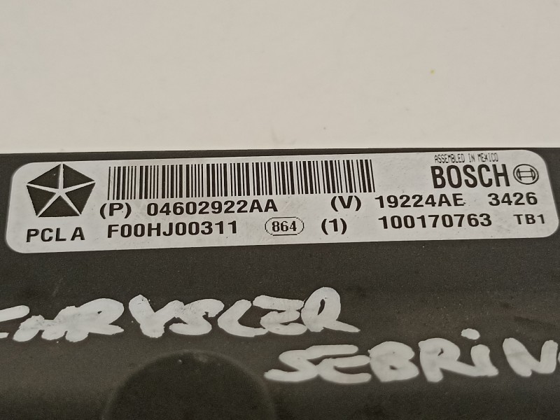 Recambio de modulo electronico para chrysler sebring berlina 2.0 crd limited referencia OEM IAM 4602922AA 100170763 