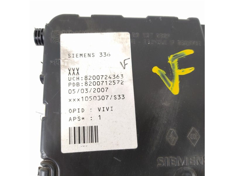 Recambio de modulo electronico para renault megane ii berlina 5p authentique referencia OEM IAM 8200724363 8200712572 U118400150