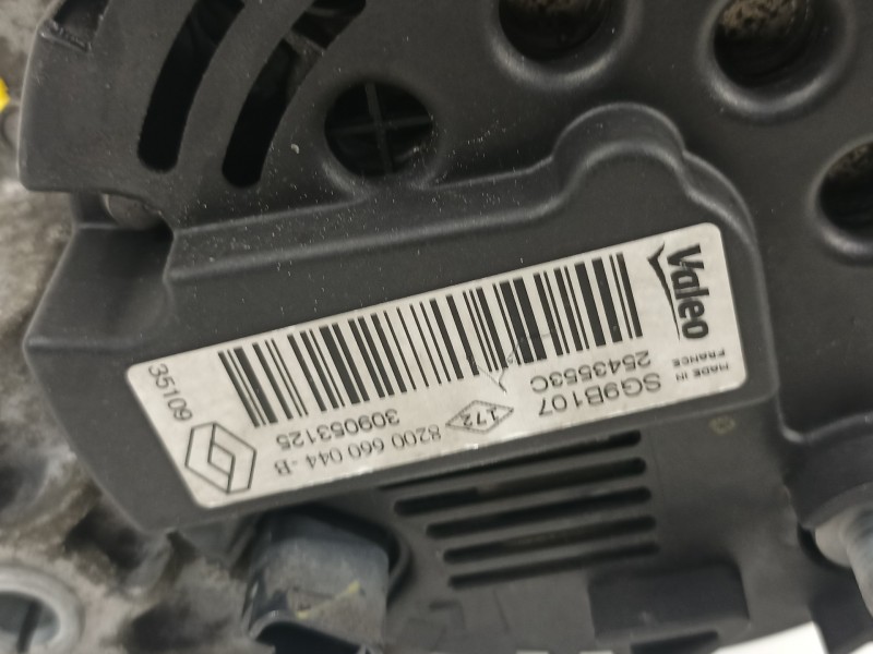 Recambio de alternador para dacia logan básico referencia OEM IAM 8200660044B 2543553C SG9B107