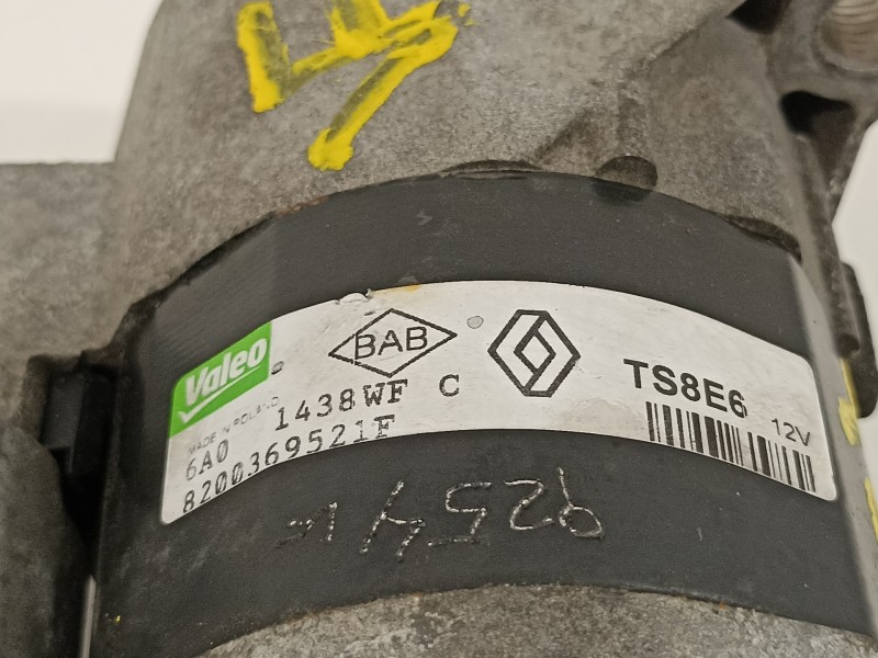 Recambio de motor arranque para dacia logan básico referencia OEM IAM 8200369521F  