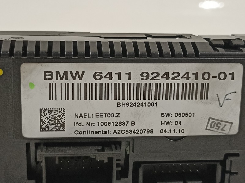 Recambio de mando climatizador para bmw serie 1 berlina (e81/e87) 118d referencia OEM IAM 64119242410  