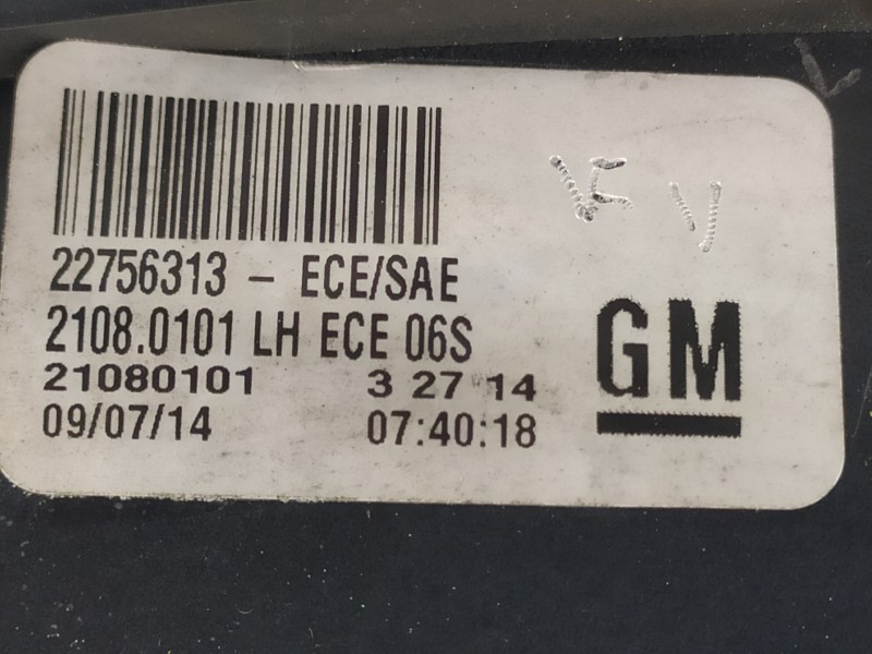 Recambio de piloto trasero izquierdo para opel insignia berlina excellence referencia OEM IAM 22756313 21080101 