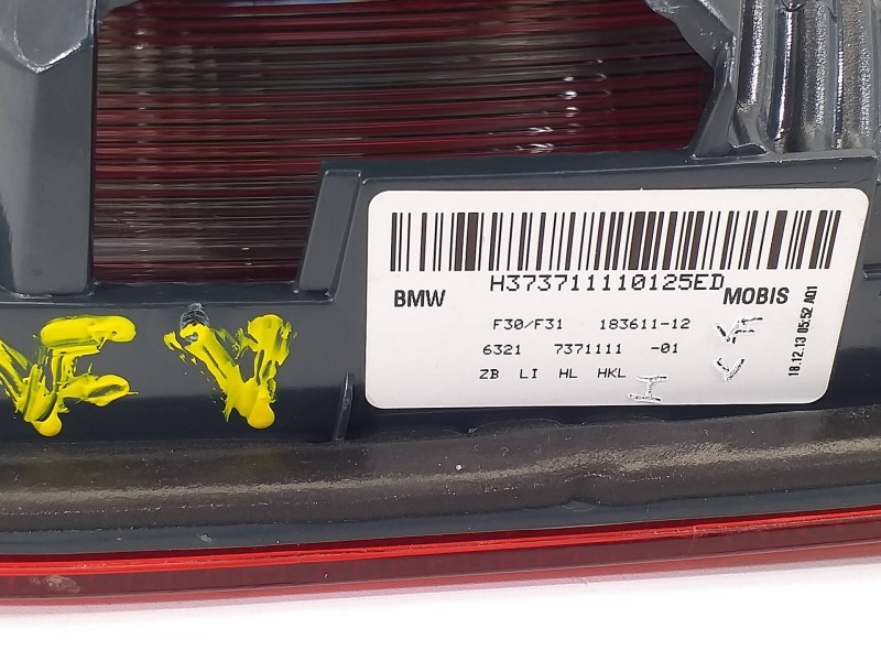 Recambio de piloto trasero izquierdo para bmw serie 3 lim. (f30) 335i xdrive referencia OEM IAM 63217371111 18361112 