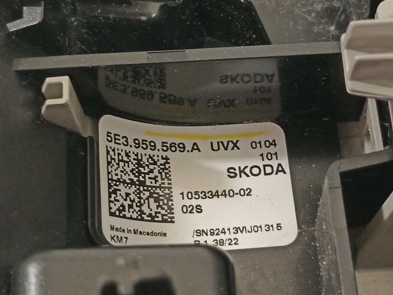 Recambio de luz interior para skoda octavia combi (5e5) ambition referencia OEM IAM 5E3959569A 5E3868837 