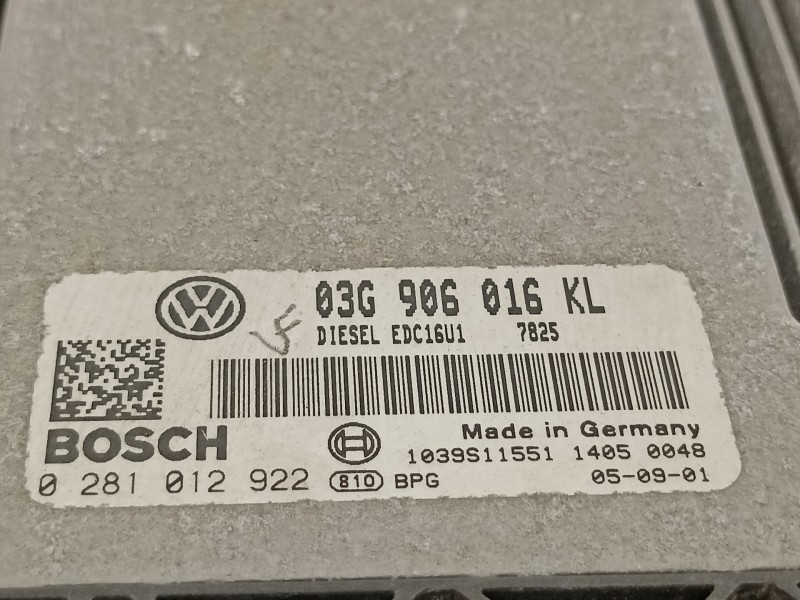 Recambio de centralita motor uce para seat altea (5p1) hot referencia OEM IAM 03G906016KL 0281012922 