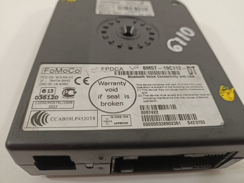 Recambio de modulo electronico para ford c-max titanium referencia OEM IAM 8M5T19C112DT  
