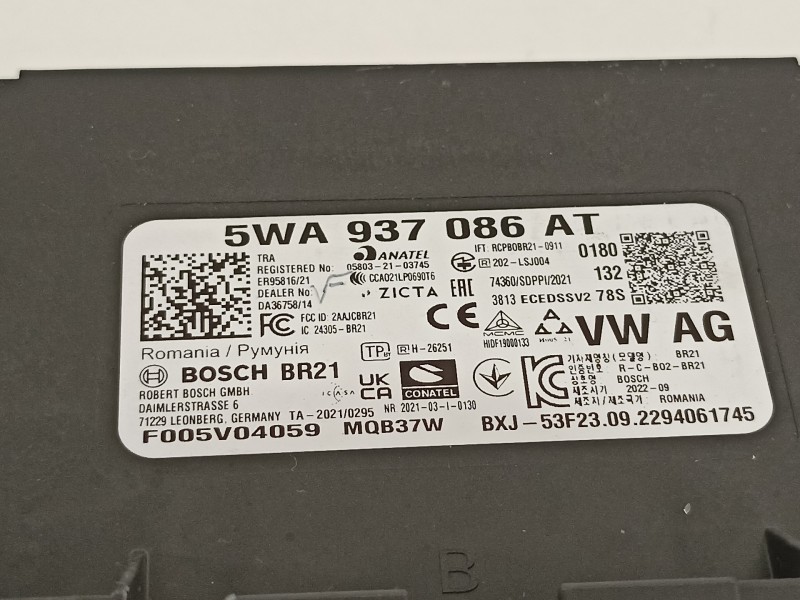 Recambio de modulo electronico para skoda octavia combi (5e5) ambition referencia OEM IAM 5WA937086AT  