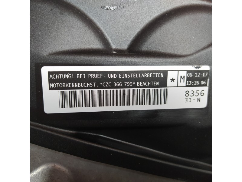 Recambio de motor completo para volkswagen golf vii lim. (bq1) advance referencia OEM IAM CZC  