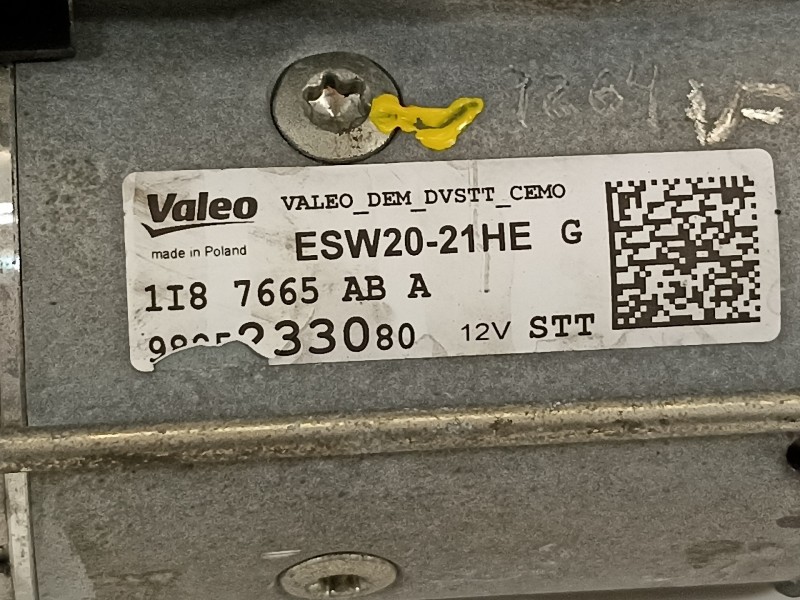 Recambio de motor arranque para citroën c-elysée feel referencia OEM IAM 9825233080  