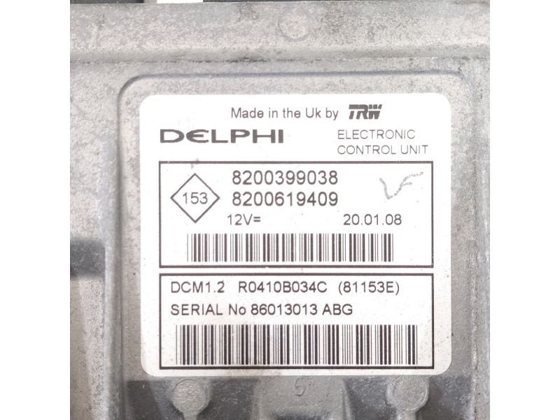 Recambio de centralita motor uce para renault megane ii berlina 5p emotion referencia OEM IAM 8200399038 8200619409 
