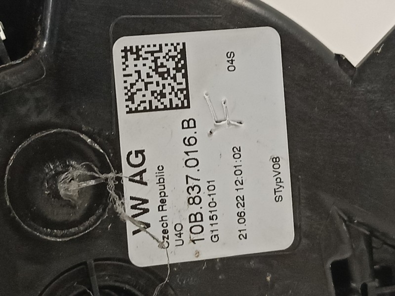 Recambio de cerradura puerta delantera derecha para seat arona xperience referencia OEM IAM 10B837016B  