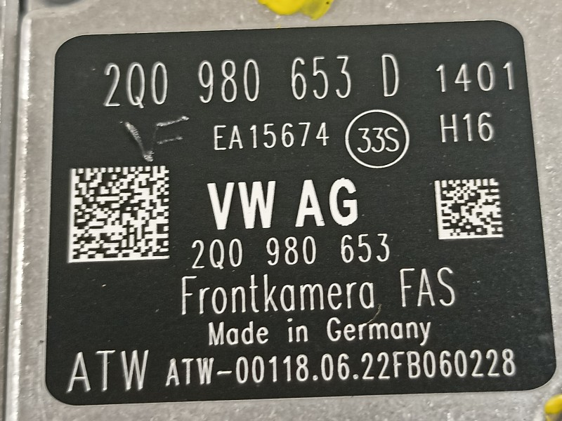 Recambio de camara para seat arona xperience referencia OEM IAM 2Q0980653D  