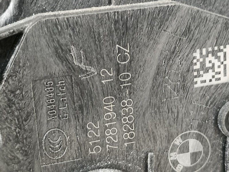 Recambio de cerradura puerta trasera derecha para bmw x2 (f39) sdrive18d referencia OEM IAM 51227281940  