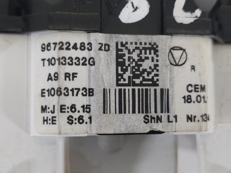 Recambio de mando calefaccion / aire acondicionado para peugeot 208 access referencia OEM IAM 96722483ZD T1013332G 