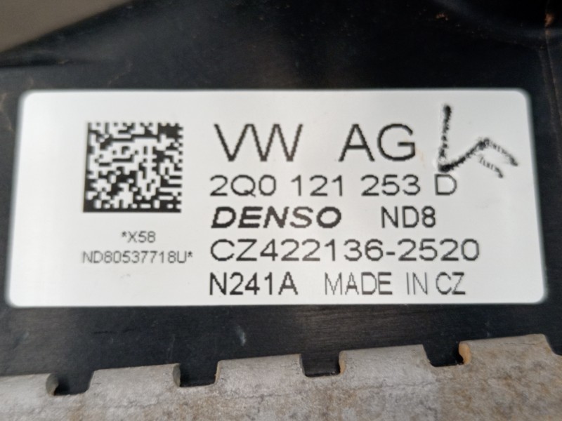 Recambio de radiador agua para seat arona xperience referencia OEM IAM 2Q0121253D  