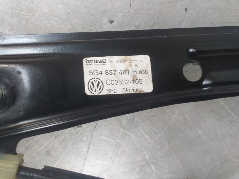 Recambio de elevalunas delantero izquierdo para volkswagen golf vii lim. (bq1) advance referencia OEM IAM 5G4837461H 5Q4959801B 