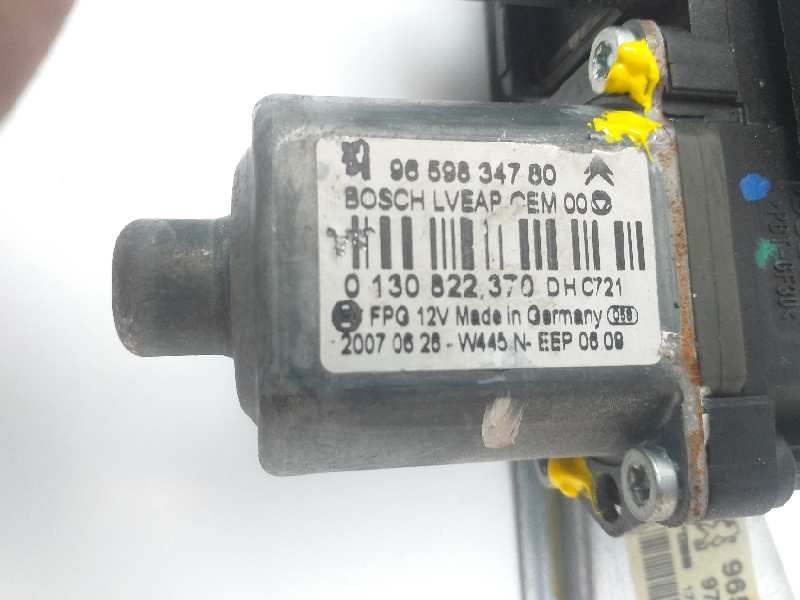 Recambio de elevalunas trasero derecho para peugeot 308 sport referencia OEM IAM 9659826680 9659834780 0130822370