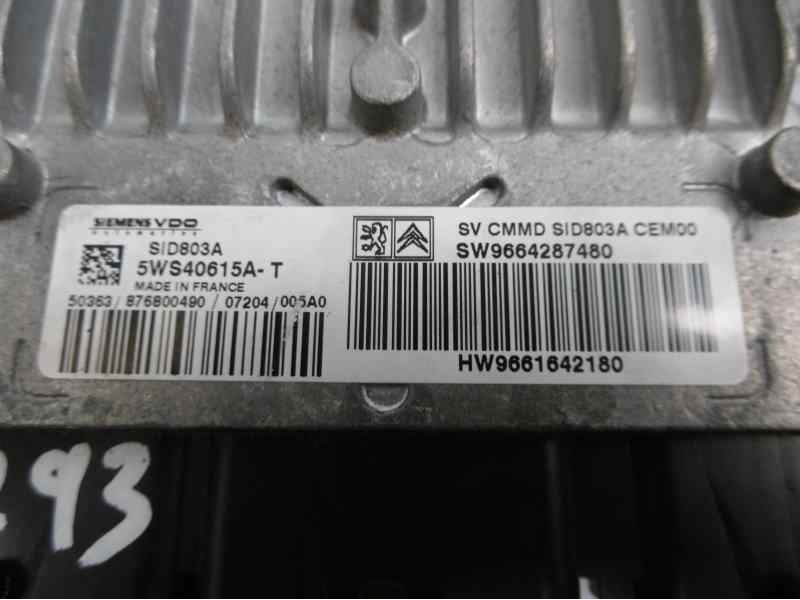Recambio de centralita motor uce para citroën c4 picasso exclusive referencia OEM IAM 9664287480 9661642180 5WS40615AT