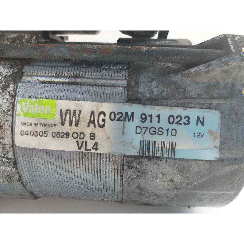 Recambio de motor arranque para audi a3 (8p) 2.0 tdi ambition quattro (dpf) (125kw) referencia OEM IAM 02M911023N  