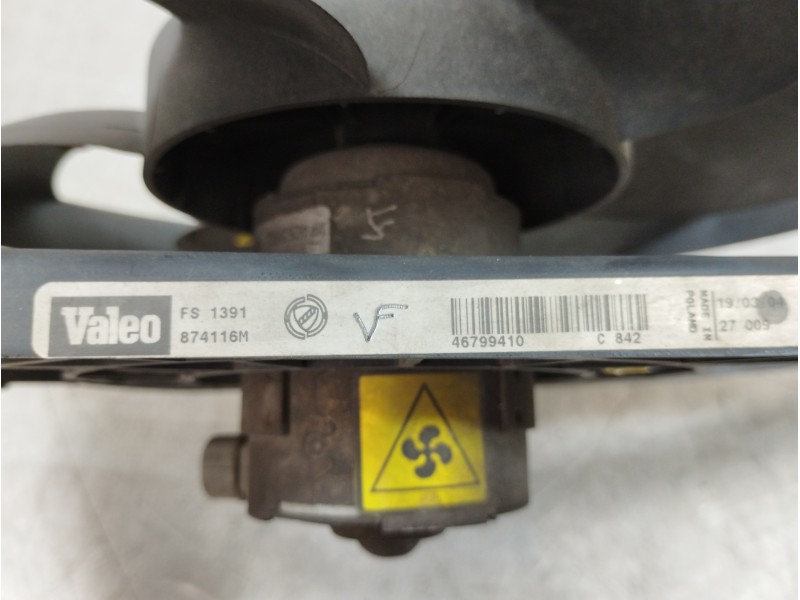 Recambio de electroventilador para fiat panda (169) 1.2 8v dynamic referencia OEM IAM 46799410  