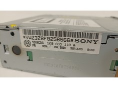Recambio de sistema audio / radio cd para volkswagen new beetle cabriolet (1y7) 1.9 tdi referencia OEM IAM 1K0035110A   2