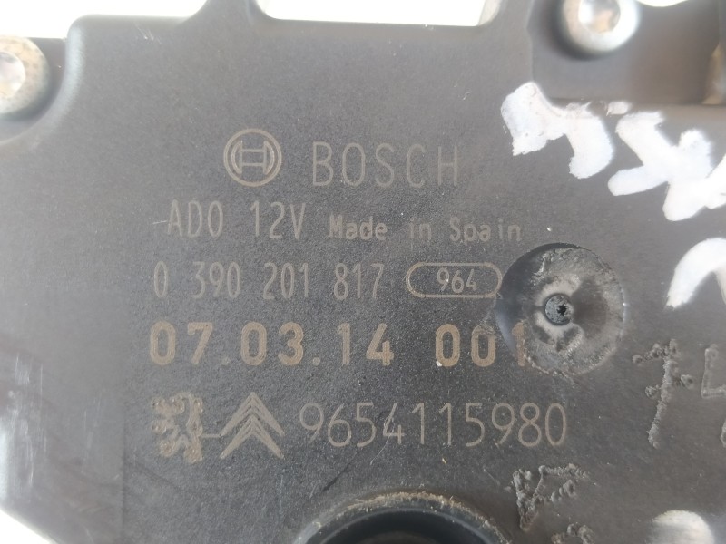 Recambio de motor limpia trasero para citroën c4 picasso exclusive referencia OEM IAM 9654115980 0390201817 