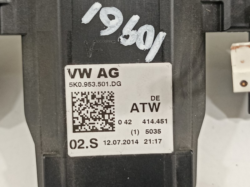 Recambio de mando intermitentes para volkswagen touran (1t3) advance referencia OEM IAM 5K0953501DG  