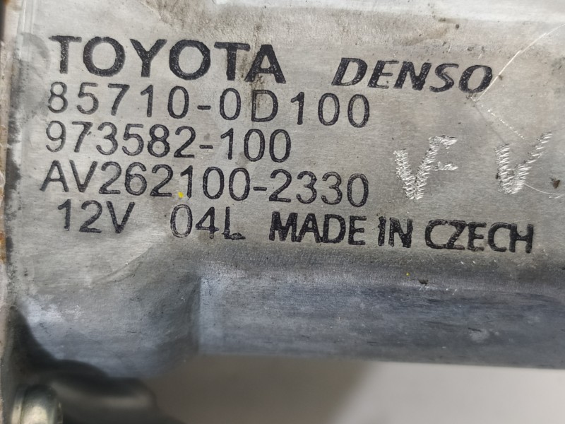Recambio de elevalunas trasero izquierdo para toyota auris luna+ referencia OEM IAM 857100D100 973582100 AV2621002330