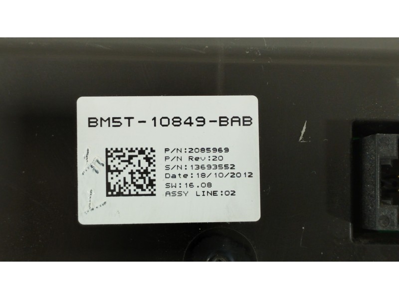 Recambio de cuadro instrumentos para ford c-max edition referencia OEM IAM BM5T10849BAD  
