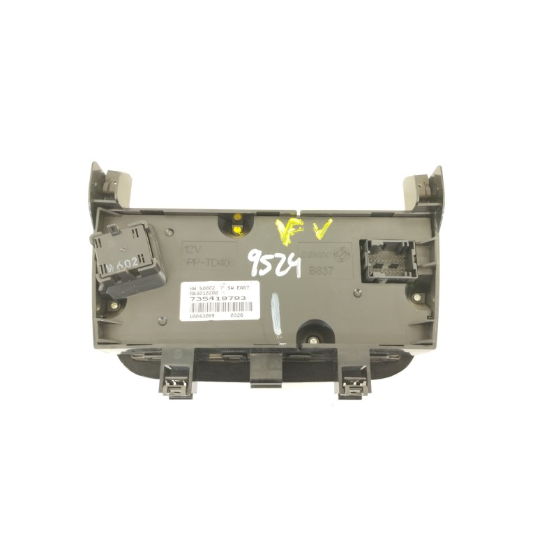 Recambio de mando climatizador para fiat grande punto (199) 1.9 8v multijet sport referencia OEM IAM 735419793 A83010200 1004306