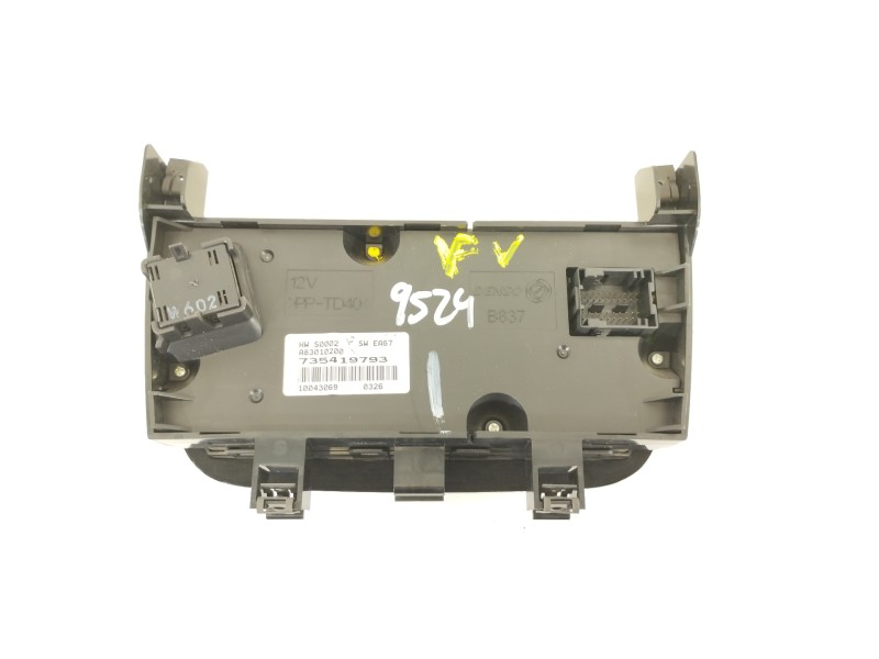 Recambio de mando climatizador para fiat grande punto (199) 1.9 8v multijet sport referencia OEM IAM 735419793 A83010200 1004306