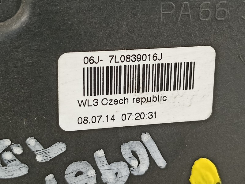 Recambio de cerradura puerta trasera derecha para volkswagen touran (1t3) advance referencia OEM IAM 7L0839016J  