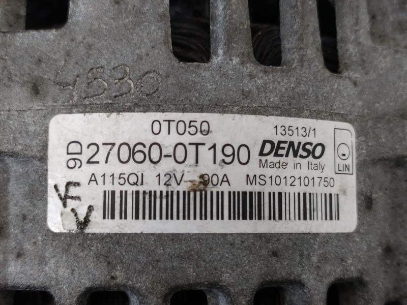 Recambio de alternador para toyota auris active referencia OEM IAM 270600T190  
