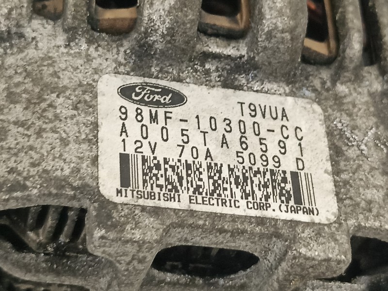 Recambio de alternador para ford puma (cce) 1.4 referencia OEM IAM 98MF10300CC A005TA6591 