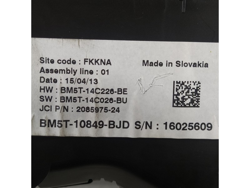 Recambio de cuadro instrumentos para ford focus lim. (cb8) edition referencia OEM IAM BM5T10849BJD  
